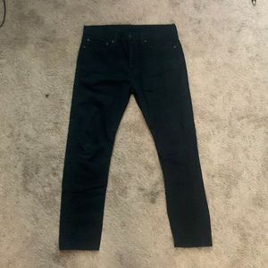 Mens Levi’s 510 skinny jeans. Black. Size 34x30